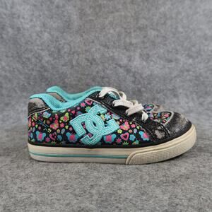DC Shoes Kids 8 Sneaker Casual Chelsea Slip On Print Skate Trainer Y2k Butterfly